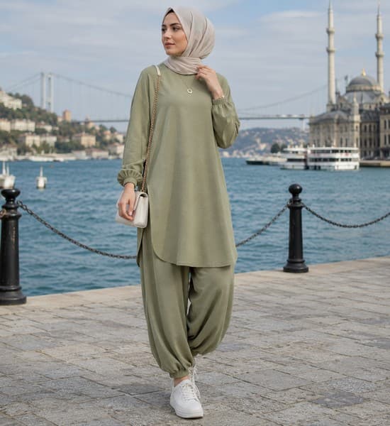 Modal Şalvarlı Takım