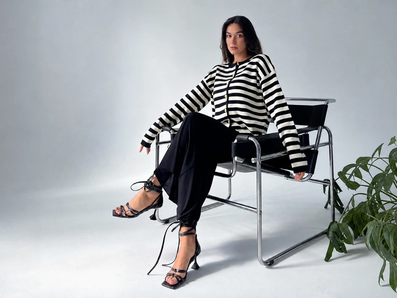 Striped Cardigan