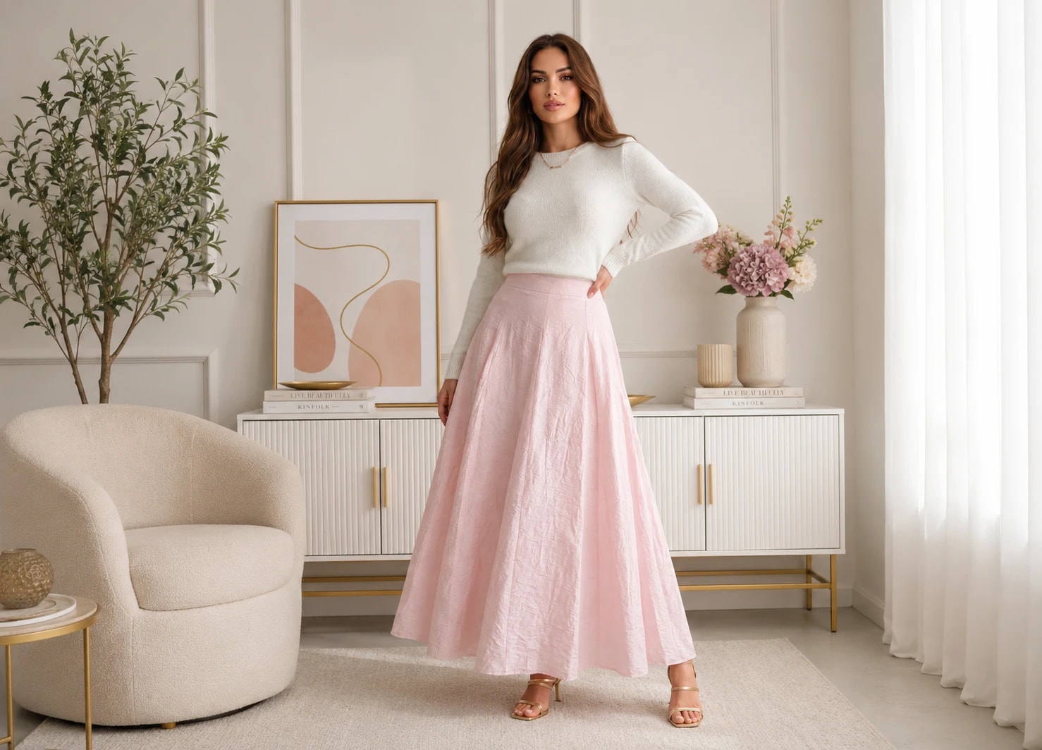 Harmy Fabric Skirt