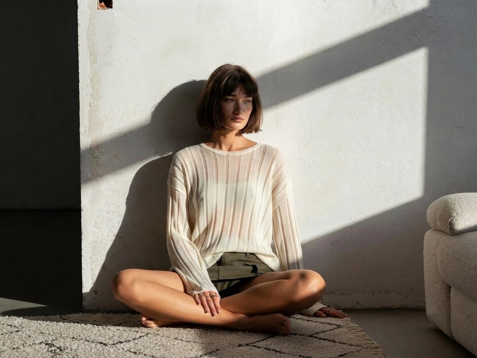 Boho-Chic Desenli Mevsimlik Triko