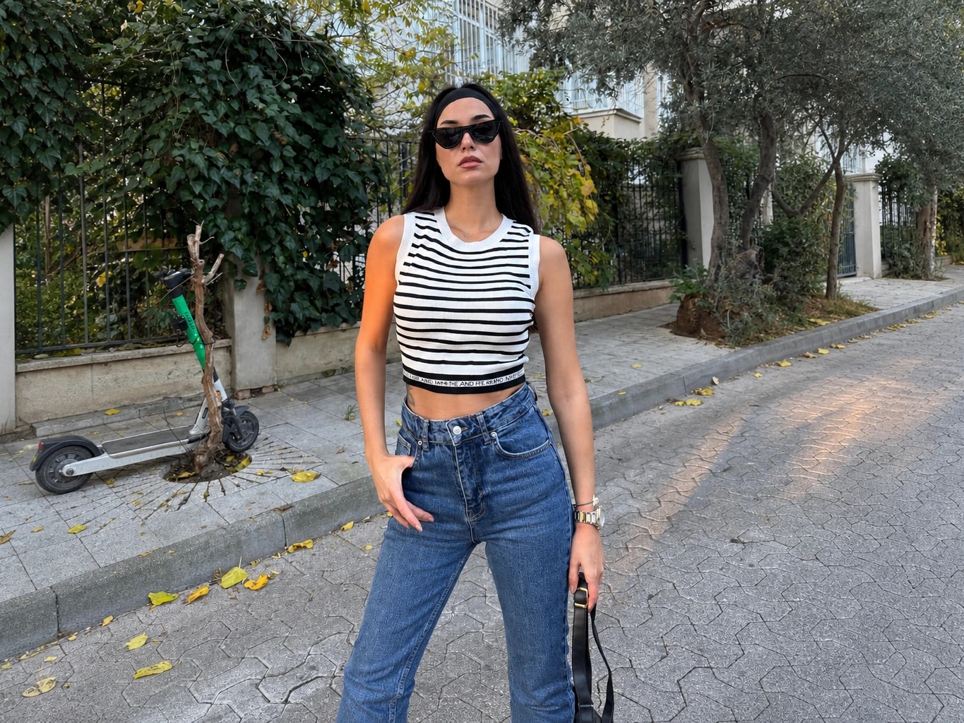 Striped Sleeveless Tank Top