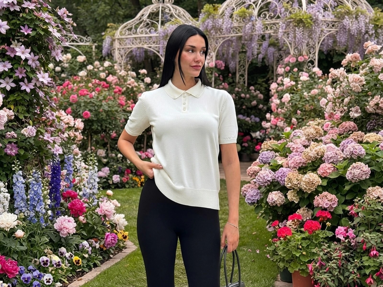 Yakalı Kısa Kollu Triko
