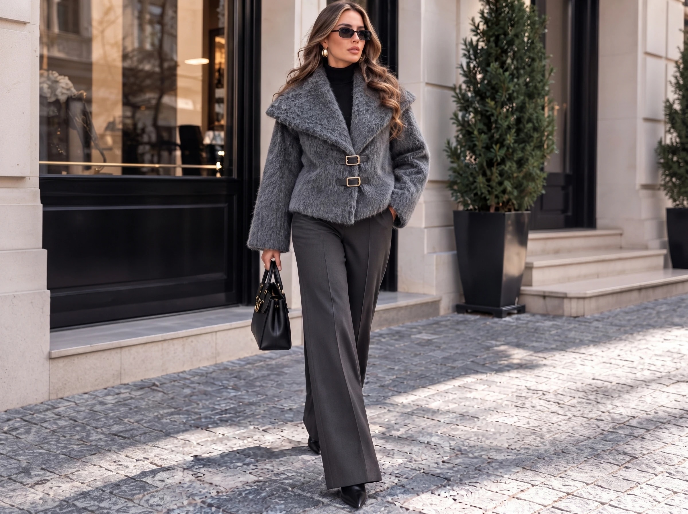 Maxmara Kaşe Mont