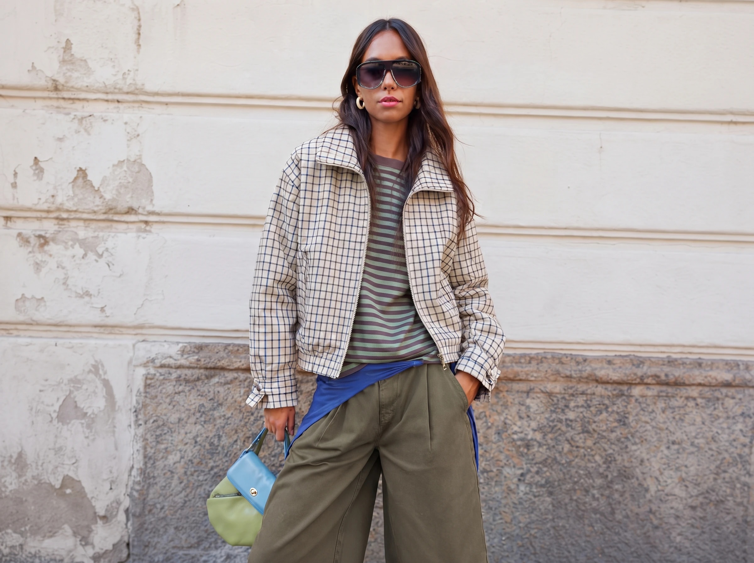 Checked Blazer