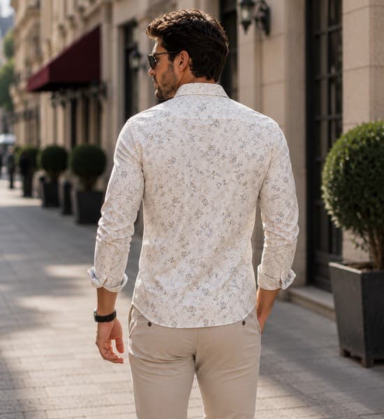 Smart Casual Patterned Shirt